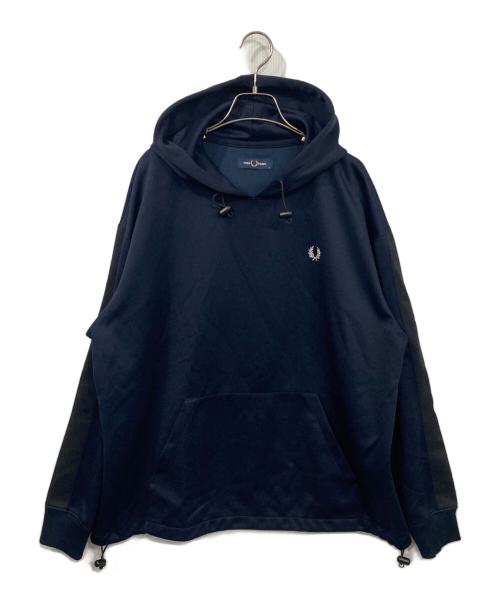 FRED PERRY（フレッドペリー）FRED PERRY (フレッドペリー) ジャージーフーディ ネイビー サイズ:Lの古着・服飾アイテム