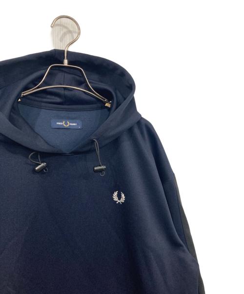 FRED PERRY（フレッドペリー）FRED PERRY (フレッドペリー) ジャージーフーディ ネイビー サイズ:Lの古着・服飾アイテム