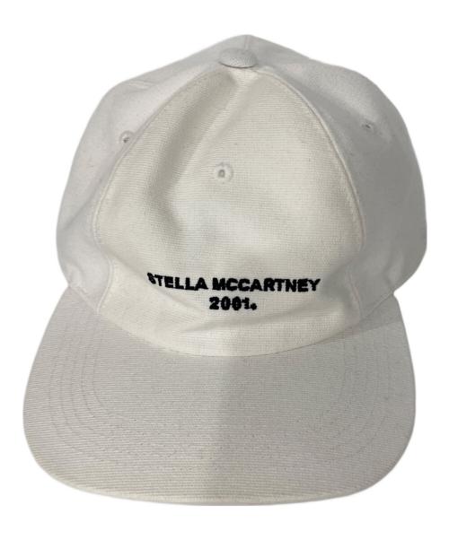STELLA McCARTNEY（ステラマッカートニー）STELLA McCARTNEY (ステラマッカートニー) ロゴ刺繍キャップ ホワイト サイズ:59の古着・服飾アイテム