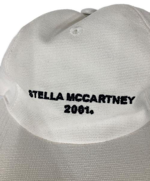 STELLA McCARTNEY（ステラマッカートニー）STELLA McCARTNEY (ステラマッカートニー) ロゴ刺繍キャップ ホワイト サイズ:59の古着・服飾アイテム