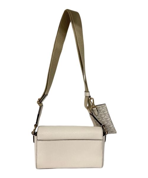 MICHAEL KORS（マイケル・コース）MICHAEL KORS (マイケル・コース) カードケース付ショルダーバッグ ベージュの古着・服飾アイテム