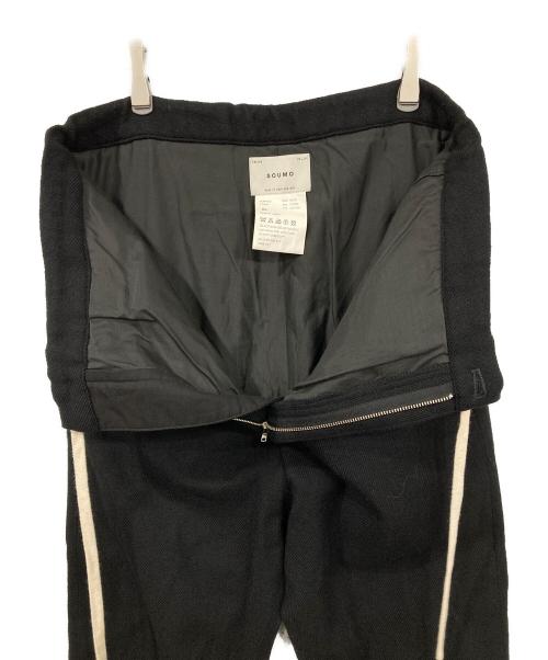 SOUMO（ソウモ）SOUMO (ソウモ) ウールパンツ ブラック サイズ:01の古着・服飾アイテム