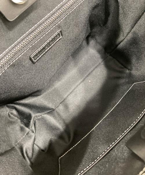 Adam et Rope（アダム エ ロペ）Adam et Rope (アダム エ ロペ) スプリットレザーフラップトートバッグ ブラックの古着・服飾アイテム