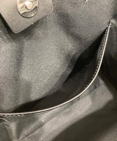 Adam et Rope（アダム エ ロペ）Adam et Rope (アダム エ ロペ) スプリットレザーフラップトートバッグ ブラックの古着・服飾アイテム