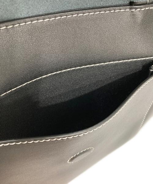 Adam et Rope（アダム エ ロペ）Adam et Rope (アダム エ ロペ) スプリットレザーフラップトートバッグ ブラックの古着・服飾アイテム