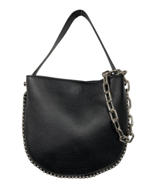 ALEXANDER WANG（アレキサンダー・ワン）ALEXANDER WANG (アレキサンダー・ワン) スタッズハンドバッグ ブラックの古着・服飾アイテム