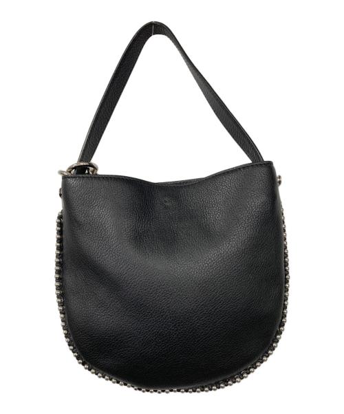 ALEXANDER WANG（アレキサンダー・ワン）ALEXANDER WANG (アレキサンダー・ワン) スタッズハンドバッグ ブラックの古着・服飾アイテム