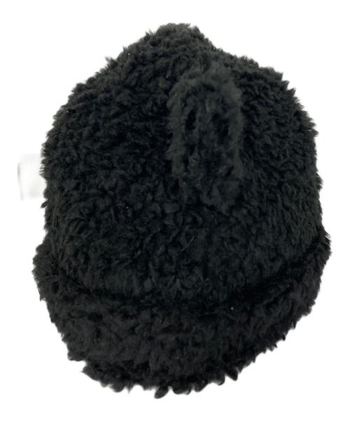 BASICKS（ベイシックス）Basicks (ベイシックス) bear beanie ブラック サイズ:Sの古着・服飾アイテム