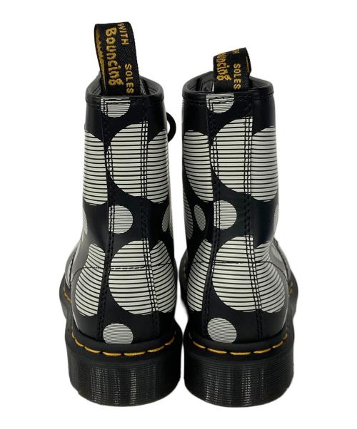 Dr.Martens（ドクターマーチン）Dr.Martens (ドクターマーチン) ポルカドット8ホールブーツ ブラック サイズ:UK4の古着・服飾アイテム
