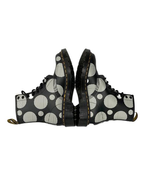 Dr.Martens（ドクターマーチン）Dr.Martens (ドクターマーチン) ポルカドット8ホールブーツ ブラック サイズ:UK4の古着・服飾アイテム