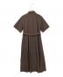 UNTITLED (アンタイトル) ロングシャツワンピース ブラウン サイズ:1 未使用品：6000円