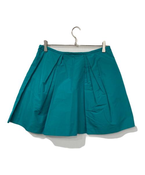 MIU MIU（ミュウミュウ）MIU MIU (ミュウミュウ) ミニスカート グリーン サイズ:42の古着・服飾アイテム