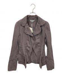 SPORT MAX（スポーツマックス）の古着「タックテーラードジャケット」｜グレー