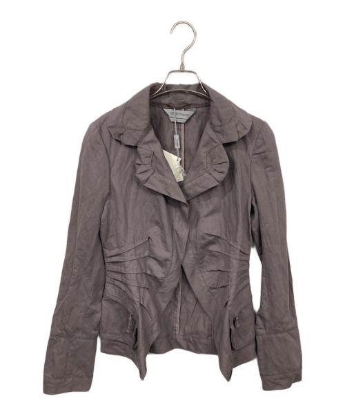 SPORT MAX（スポーツマックス）SPORT MAX (スポーツマックス) タックテーラードジャケット グレー サイズ:42 未使用品の古着・服飾アイテム