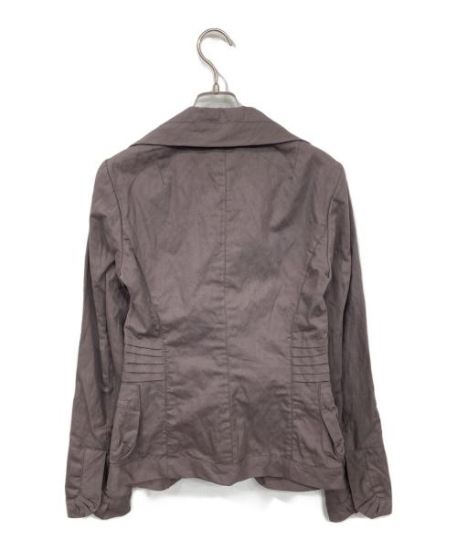 SPORT MAX（スポーツマックス）SPORT MAX (スポーツマックス) タックテーラードジャケット グレー サイズ:42 未使用品の古着・服飾アイテム