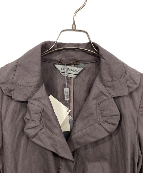 SPORT MAX（スポーツマックス）SPORT MAX (スポーツマックス) タックテーラードジャケット グレー サイズ:42 未使用品の古着・服飾アイテム