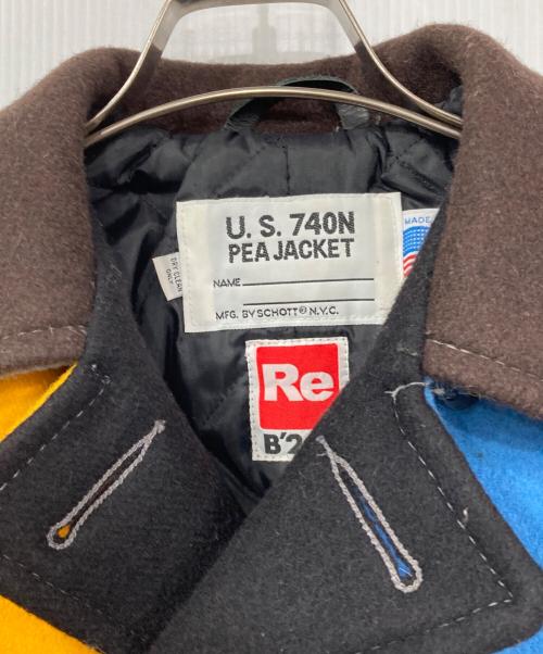 B'2nd（ビーセカンド）B'2nd (ビーセカンド) Schott (ショット) U.S. 740N PEA JACKET マルチカラー サイズ:16の古着・服飾アイテム