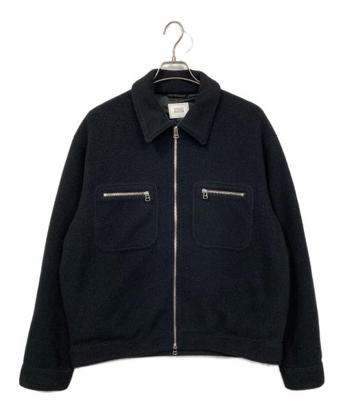 UNITED ARROWS & SONS（ユナイテッドアローズ アンド サンズ）UNITED ARROWS & SONS (ユナイテッドアローズ アンド サンズ) フリースブルゾン ブラック サイズ:XLの古着・服飾アイテム