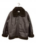 MONKEY TIMEモンキータイム）の古着「フェイクムートンB-3ジャケット」｜ブラウン