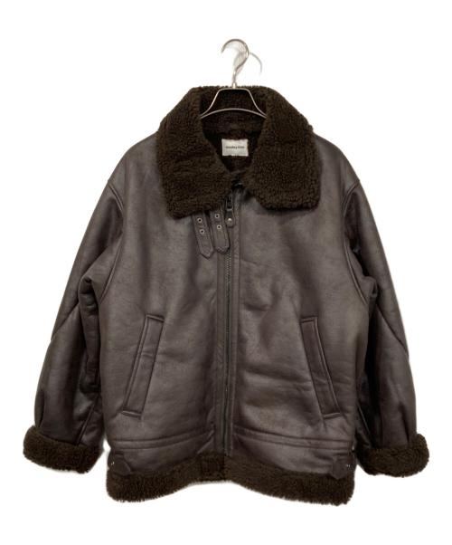 MONKEY TIME（モンキータイム）MONKEY TIME (モンキータイム) フェイクムートンB-3ジャケット ブラウン サイズ:1の古着・服飾アイテム