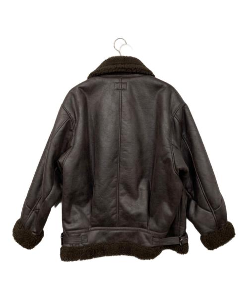 MONKEY TIME（モンキータイム）MONKEY TIME (モンキータイム) フェイクムートンB-3ジャケット ブラウン サイズ:1の古着・服飾アイテム