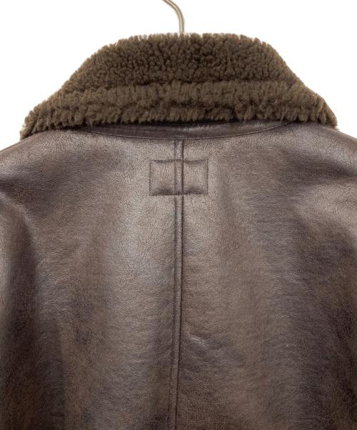 MONKEY TIME（モンキータイム）MONKEY TIME (モンキータイム) フェイクムートンB-3ジャケット ブラウン サイズ:1の古着・服飾アイテム