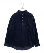 DESCENDANTディセンダント）の古着「TETTY CORDUROY LS SHIRT」｜ネイビー