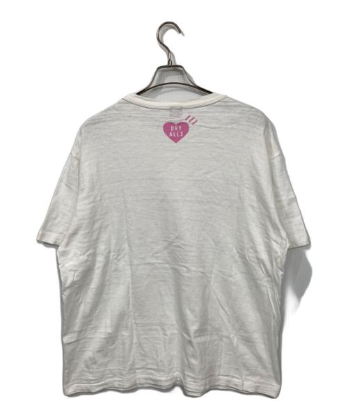 HUMAN MADE（ヒューマンメイド）HUMAN MADE (ヒューマンメイド) ハートロゴプリントTシャツ ホワイト サイズ:3XLの古着・服飾アイテム