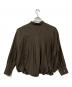 mizuiro-ind (ミズイロインド) ショート丈バルーンシャツ ブラウン サイズ:表記なし：6000円