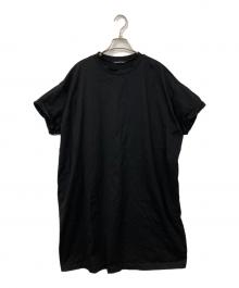 mizuiro-ind（ミズイロインド）の古着「カットソーワンピース」｜ブラック