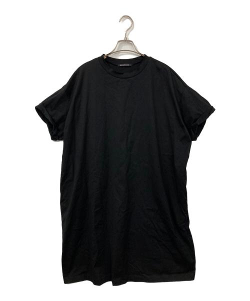 mizuiro-ind（ミズイロインド）mizuiro-ind (ミズイロインド) カットソーワンピース ブラック サイズ:表記なしの古着・服飾アイテム