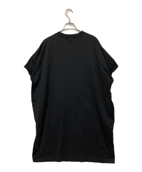 mizuiro-ind（ミズイロインド）mizuiro-ind (ミズイロインド) カットソーワンピース ブラック サイズ:表記なしの古着・服飾アイテム