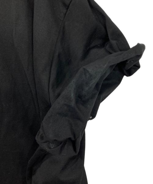 mizuiro-ind（ミズイロインド）mizuiro-ind (ミズイロインド) カットソーワンピース ブラック サイズ:表記なしの古着・服飾アイテム