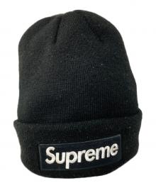 SUPREME×New Era（シュプリーム×ニューエラ）の古着「ニット帽」｜ブラック