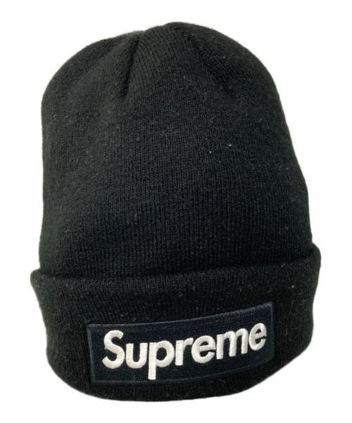 SUPREME（シュプリーム）Supreme (シュプリーム) New Era (ニューエラ) ニット帽 ブラックの古着・服飾アイテム