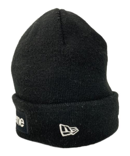 SUPREME（シュプリーム）Supreme (シュプリーム) New Era (ニューエラ) ニット帽 ブラックの古着・服飾アイテム