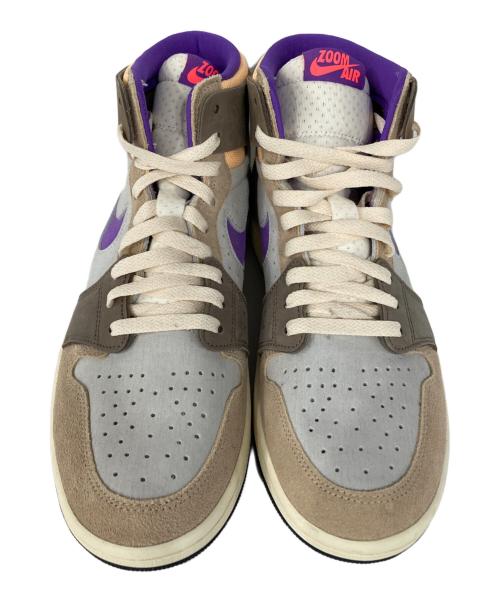 NIKE（ナイキ）NIKE (ナイキ) Air Jordan 1 High Zoom CMFT 2 ベージュ×パープル サイズ:27.0の古着・服飾アイテム