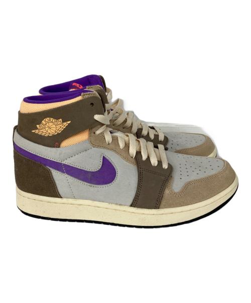 NIKE（ナイキ）NIKE (ナイキ) Air Jordan 1 High Zoom CMFT 2 ベージュ×パープル サイズ:27.0の古着・服飾アイテム
