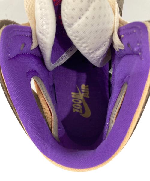 NIKE（ナイキ）NIKE (ナイキ) Air Jordan 1 High Zoom CMFT 2 ベージュ×パープル サイズ:27.0の古着・服飾アイテム