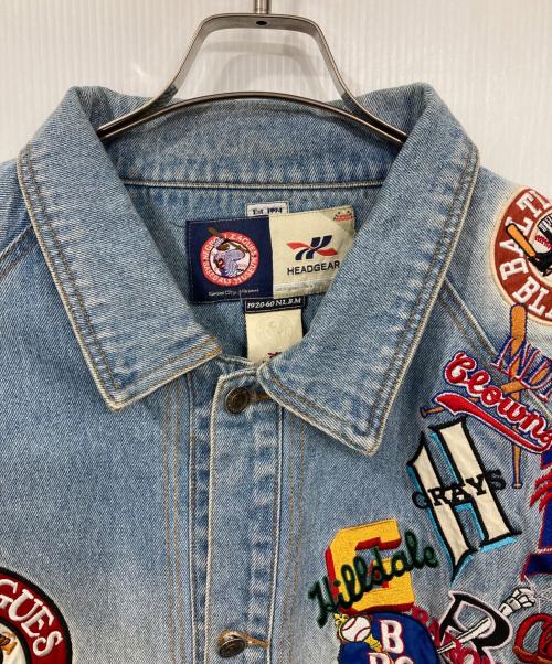 HEADGEAR（フェールラーベン）HEADGEAR (フェールラーベン) ワッペンカスタムデニムジャケット インディゴ サイズ:XXXXLの古着・服飾アイテム