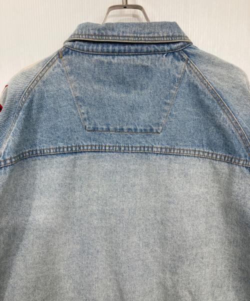 HEADGEAR（フェールラーベン）HEADGEAR (フェールラーベン) ワッペンカスタムデニムジャケット インディゴ サイズ:XXXXLの古着・服飾アイテム