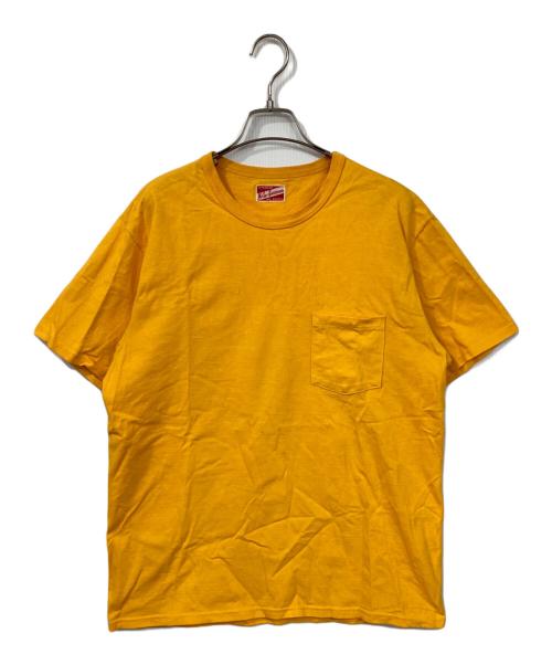THE REAL McCOY'S（ザ・リアルマッコイズ）THE REAL McCOY'S (ザ・リアルマッコイズ) ポケットTシャツ イエロー サイズ:40の古着・服飾アイテム