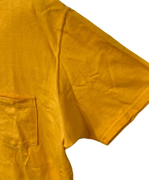 THE REAL McCOY'S（ザ・リアルマッコイズ）THE REAL McCOY'S (ザ・リアルマッコイズ) ポケットTシャツ イエロー サイズ:40の古着・服飾アイテム