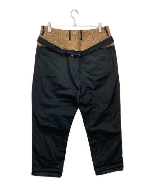KAPITAL（キャピタル）KAPITAL (キャピタル) 切替パンツ ブラック サイズ:4の古着・服飾アイテム