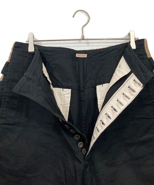 KAPITAL（キャピタル）KAPITAL (キャピタル) 切替パンツ ブラック サイズ:4の古着・服飾アイテム