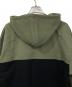 中古・古着 X-girl (エックスガール) BICOLOR ANORAK SWEAT DRESS カーキ×ブラック サイズ:S：4000円