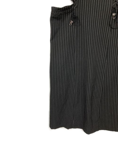 UNITED TOKYO（ユナイテッドトーキョー）UNITED TOKYO (ユナイテッドトーキョー) チョークストライプワンピース ブラック サイズ:FREEの古着・服飾アイテム