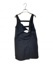 UNITED TOKYO（ユナイテッドトーキョー）の古着「アートチュニックワンピース」｜ブラック