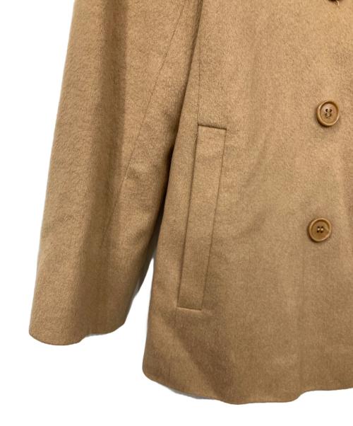 MaxMara（マックスマーラ）MaxMara (マックスマーラ) キャメルウールジャケット ベージュ サイズ:38の古着・服飾アイテム