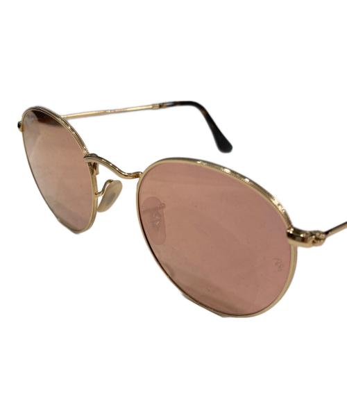 RAY-BAN（レイバン）RAY-BAN (レイバン) ROUND FLAT LENSES ゴールド サイズ:50□21 145の古着・服飾アイテム